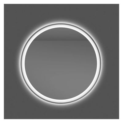 32 Inch Round Smart Vanity Mirror Bathroom Wall Hanging Mirror with Led Light,Mirrors