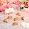 Colingmill 48 Pcs Gold Table Number Holders Place Card Wooden Indoor Lightweight Wedding Table Name Holder Semicircular Design Stands Office Tag Photo Menu Clips Banquet Birthday Party Restaurant view 3