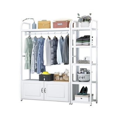 YWZDQ Floor Hanger Hanger Bedroom Floor-standing Vertical Room Coat And Hat Bedroom Cabinet Door Clothes Storage Hanger Standing Hanger(H)