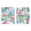 Stupell Industries Pastel Whimsy Flower Pattern 2pc Wall Plaque Art Set Design by June Erica Vess, 11 x 14 view 1