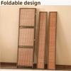 AXFCBDF Wooden Foldable Room Divider, Partition with Storage, Simple Room Screen, Suitable for Living Room, Entrance, Bedroom, Tea Room(4pcs) view 4