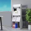 GAZOGJ Newspaper Racks Magazine Stand Floor-Standing Magazine Rack Leaflet Display Racks Vertical Data Racks Floor Books and Newspaper Racks Brochure Display Stand Magazine Rack, view 2