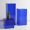 Acrylic Boxes for Display Risers Acrylic Risers for Display Acrylic Acrylic Display Clear Case Boxes Dessert Figures Collectible Show The(Yellow,30cm/12in) view 4