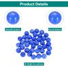 MECCANIXITY Porcelain Beads,1set Round Porcelain Gemstone Blue 0.99lbs (0.63") Porcelain Marbles Pebbles for Vase Fillers Aquarium Decor DIY Craft view 3