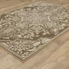 Oriental Weavers Intrigue Area Rug - INT11-9'10" x 12'10" - in Gold/Beige - Vintage Inspired, Stain Resistant, Family and Pet Friendly, Family, Dining, Living Room Rug view 3
