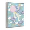 Stupell Industries Pastel Exercise Ball Girl Gray Framed Giclee Wall Art Design by Melissa Wang, 11 x 14 view 3