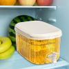Household Drinks Chiller - 5.5L Cold Bubble Bucket With Strainer, Refrigerated Fruit Tea Beverage Bucket | Household Water Container, Teas And Juices Cooler Maker For Juices, Water, Coffee, Fruit Tea view 2