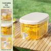 Household Drinks Chiller - 5.5L Cold Bubble Bucket With Strainer, Refrigerated Fruit Tea Beverage Bucket | Household Water Container, Teas And Juices Cooler Maker For Juices, Water, Coffee, Fruit Tea view 3