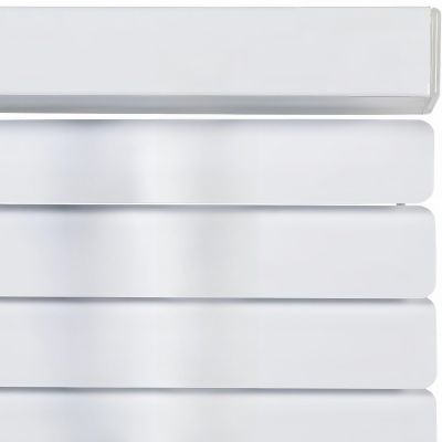 XZPALJPYSYS New 2-Inch Aluminum Blinds Anti-UV Waterproof 2-Inch Metal Slat Blackout Cordless Venetian Blind Horizontal Window Blinds Venetian Windows Blind for Office Home.White.18 1/2" W x 50" H