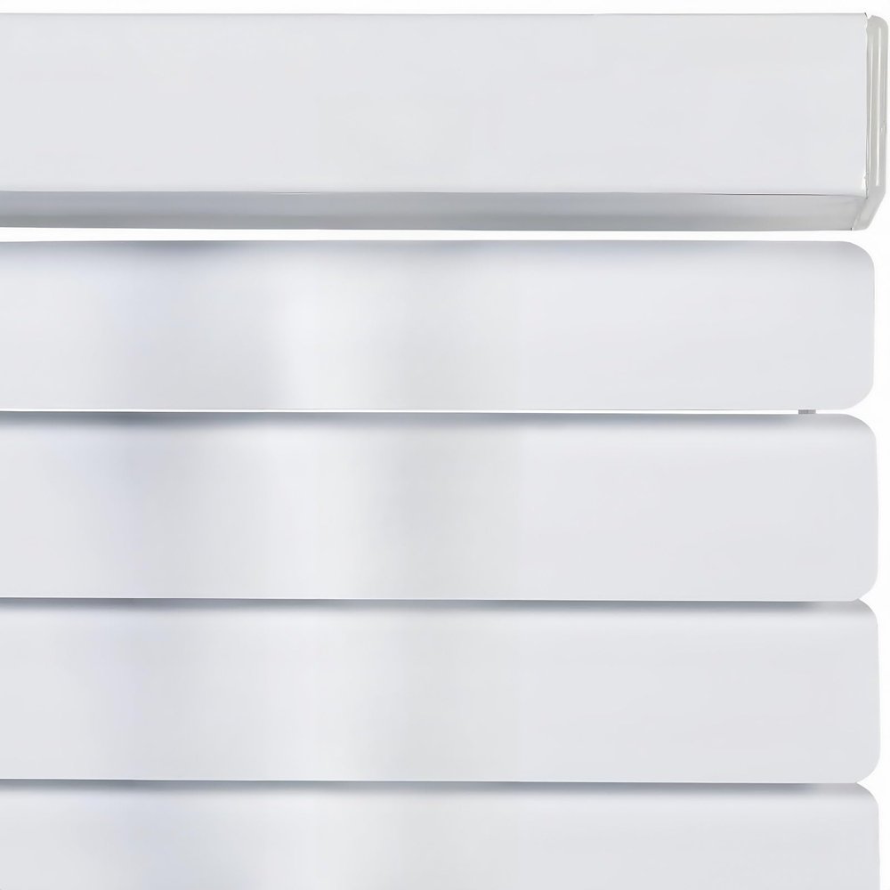 XZPALJPYSYS New 2-Inch Aluminum Blinds Anti-UV Waterproof 2-Inch Metal Slat Blackout Cordless Venetian Blind Horizontal Window Blinds Venetian Windows Blind for Office Home.White.18 1/2" W x 50" H