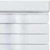 XZPALJPYSYS New 2-Inch Aluminum Blinds Anti-UV Waterproof 2-Inch Metal Slat Blackout Cordless Venetian Blind Horizontal Window Blinds Venetian Windows Blind for Office Home.White.18 1/2" W x 50" H view 1