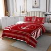 jejeloiu Anchor Decor Bedspread Twin Size Nautical Themed Coverlet Set for Boys Girls Teens Ocean Quilted Coverlet Sea Adventure Quilted Red view 3