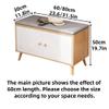 BSNRSNMFA Shoe Bench, Wooden Shoe Storage, Shoe Rack, Modern Shoe Shelf, Small Entryway Bench with Cushion for Small Space, Entrance(Yellow,23.6 * 19.7 * 11.8in) view 2