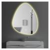 20x28 Inch Upright Irregular Bathroom Mirror Smart 3 Color Adjustable LED Multifunction Mirror,Mirrors view 1