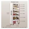 72.4in Rolling Spice Rack Next to Fridge Slim 7 Tier Freestanding Shelves Units with Handle and Wheels Pantry Storage Shelves for Kitchen Dining Room Restaurant,Side Table view 2