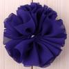 10Pcs 6.5cm 15colors Fluffy Ballerina Chiffon Flower for Hair Accessories Artificial Fabric Flowers for Headbands (10Pcs Purple) view 1