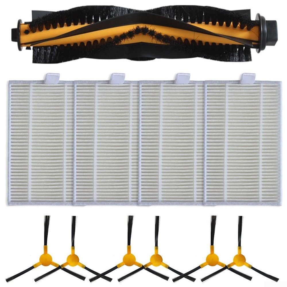 Replacement Parts Kit for bObsweep PetHair For SLAM Robot Vacuum,Includes,Mop Cloths,Side Brushes for Efficient Cleaning