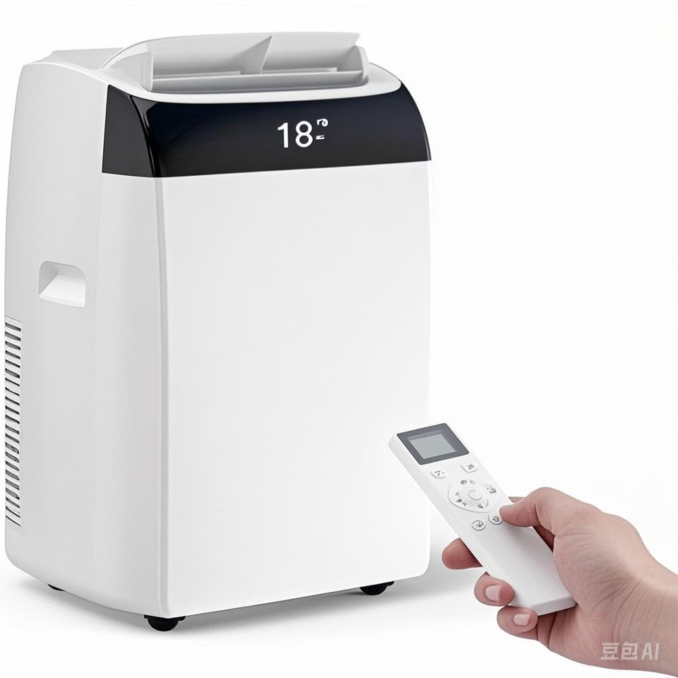 Portable Air Conditioner 12,000 BTU, for Room Up to 550 Sq. Ft., 3-In-1 AC Unit With LED Display, Dehumidifier & Fan, Installation Kit & Remote Control