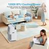 Portable Air Conditioner 12,000 BTU, for Room Up to 550 Sq. Ft., 3-In-1 AC Unit With LED Display, Dehumidifier & Fan, Installation Kit & Remote Control view 4