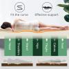 BIWKONI Latex Mattress Topper, 2 Inch Medium Firm Breathable Latex Mattress Topper Zonal Support for Side and Back Sleepers,White,180 * 200 * 5cm view 2