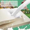 BIWKONI Latex Mattress Topper, 2 Inch Medium Firm Breathable Latex Mattress Topper Zonal Support for Side and Back Sleepers,White,180 * 200 * 5cm view 4