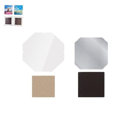 100Pcs 2x2inch Square Magnet Fridge Stickers,DIY Photo Fridge Magnet Materials,for Fridge Magnet Button Maker Machine,2.5x2.5inch-100Pcs