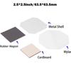 100Pcs 2x2inch Square Magnet Fridge Stickers,DIY Photo Fridge Magnet Materials,for Fridge Magnet Button Maker Machine,2.5x2.5inch-100Pcs view 3