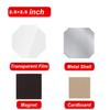 100Pcs 2x2inch Square Magnet Fridge Stickers,DIY Photo Fridge Magnet Materials,for Fridge Magnet Button Maker Machine,2.5x2.5inch-100Pcs view 4
