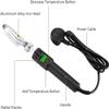 Mini Electric Iron - Digital Display Handheld Heat Press, Adjustable Temperature 50-300, Ideal for Craft Leather Repair, Crease Removal, Vinyl Heat Transfer, Doll Clothes Ironing view 3