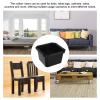 Eujgoov Furniture Risers Heavy Duty Rubber 4 Pack Stable Support view 3