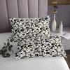 3 Piece Brown Black Flowers Quilt Bedding Set Women Aldult Lightweight Bedding Floral Silhouette Bedspread Set Modern Flower Bedspread Coverlet Soft Microfiber Home Quilt Set for King Bed All Season view 3