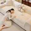 1-Piece Sofa Cushion Covers 1 2 3 4 Seater Warm Velvet Sofa Slipcover Non Slip Sofa Covers Couch Covers for Corner L Shape Furniture Cover view 2