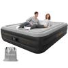 Air Mattress Queen with Built in Pump,18'' Inflatable Mattress 2 Mins Self-Inflation/Deflation,Thicker Blow up Mattress Leak-Proof,Flocked Top Air Bed with Storage Bag for Home, Camping & Guests view 1