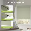 MoDanCeQ Blackout Roller Shades for Windows - Cordless Linen Roller Blinds, Thermal Insulated Fabric UV Protection, Window Shades for Home, Office, Bedroom, Door, Beige, 27" W x 56" H view 2