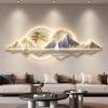 3D Wall Art Decoration - LED, Large Wall Hanging Sculpture Painting Lighted Wall Art,Traditional Chinese Welcoming Wall Hanging Painting Home Decor(C,39.4 * 13.8IN) view 1