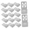 AUTSUPPL 50pcs Sofa Spring Repair Clips Thick Galvanized Connectors for Upholstery Furniture Connectors for Sofa Chair Bed view 1