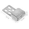 AUTSUPPL 50pcs Sofa Spring Repair Clips Thick Galvanized Connectors for Upholstery Furniture Connectors for Sofa Chair Bed view 2