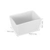 PRETYZOOM 2pcs Ceramic Sugar Jar Elegant Rectangular Sugar Container for Coffee and Tea Versatile Porcelain Holder for Cubes and Candies Farmhouse Kitchen Storage and Stylish Design view 2
