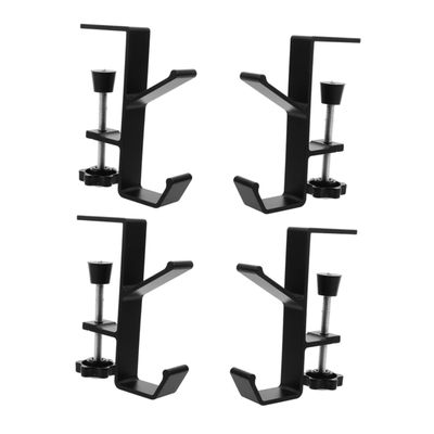 SWOOMEY 4pcs Garland Stocking Hangers for Mantle Heavy Duty Hooks Easy Install Dual Function Decor