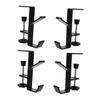 SWOOMEY 4pcs Garland Stocking Hangers for Mantle Heavy Duty Hooks Easy Install Dual Function Decor view 1