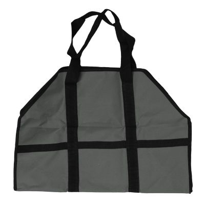 Portable Firewood Carrier Bag 600D Oxford Cloth Large Fire Wood Bag Heavy Duty Firewood Holder with Handles for Home Heating Camping Barbecue (D)