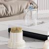 Miriam Song Toothpick Dispenser, with Cute Rabbit Holder and Transparent Lid, Large Capacity Round Box for Teeth Cleaning, Unique Home Design Decoration view 4