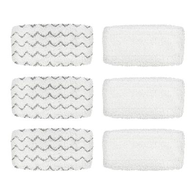 Gaigmmptor 6 Pack Steam Mop Pad. Compatible for Bissell Powerfresh Vac & Steam 2747A, 1132 1543 1632 1652 Symphony Vacuum and Steam Mop Series Parts.