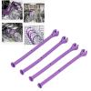 NOENNULL 4pcs Silicone Dishwasher Attachment Silicone Stemware Saver Flexible Stemware Holder Dishwasher Wine Glass Protector view 4