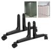 LOUYENOUS 2 Pcs Privacy Screen Stand Aluminum Alloy Privacy Screen Stand Mobility Friendly Aluminum Alloy Privacy Screen Stands for Home Or Office Use(Black) view 1