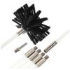 Black Nylon Pipe Cleaning Brush with Threaded Connections view 1