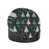 Christmas Tree Pattern Coasters Set of 6 with Holder, Absorbent Drink Coasters for Table Protection, Round Decorative Coffee Table Cup Mat for Home Decor view 4