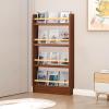 AKFJOSGE Book Shelf, Behind The Door Bookshelf, 4-Tier Behind The Door Shelf, Childrens Bookshelf Kids Bookcase Storage Shelves for Bedroom, Living Room, Home Office view 1