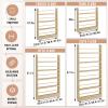 AKFJOSGE Book Shelf, Behind The Door Bookshelf, 4-Tier Behind The Door Shelf, Childrens Bookshelf Kids Bookcase Storage Shelves for Bedroom, Living Room, Home Office view 2