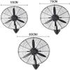 QYQCXGL Wall Mounted Fan, High Air Volume Wall Mounted Fan, Industrial Fan, 3 Speed, Quiet, Suitable for Greenhouse, Workshop, Factory, Warehouse, Farm view 2